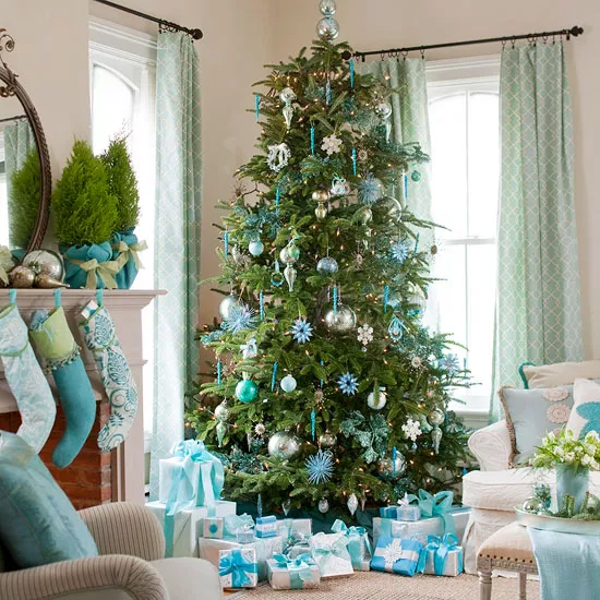 como decorar arbol de navidad 2021, como decorar arbol de navidad 2022, decoracion arbol de navidad azul, arbol de navidad decorado en azul